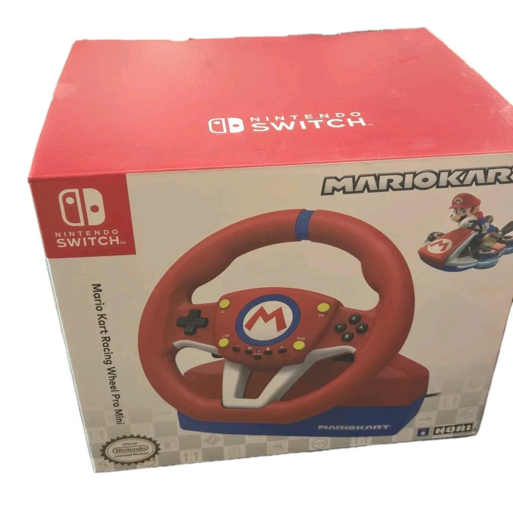 Hori NSW-204U Mario Kart Racing Wheel Pro Mini for Nintendo Switch